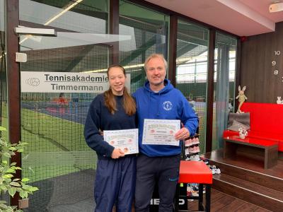 Glückwunsch zur erfolgreich bestandenen Tennistrainer-Grundausbildung (C-Lizenz)