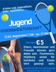 Jugendvereinsmeisterschaft am 22.09.2024