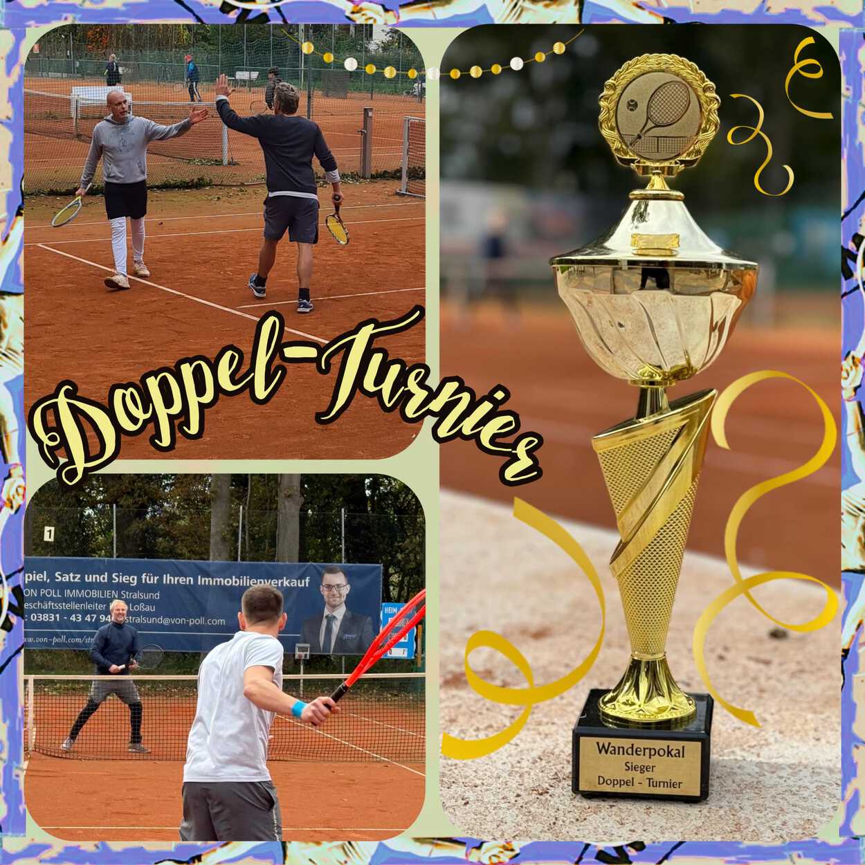 30 Spielerinnen und Spieler beim Doppelturnier als Saisonabschluss